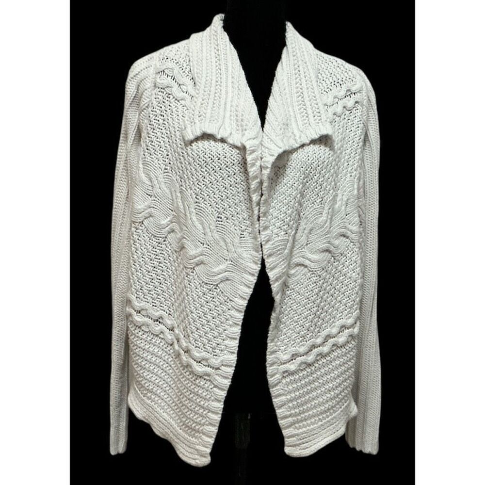 Gap Cream Multi Weave Cardigan XL
